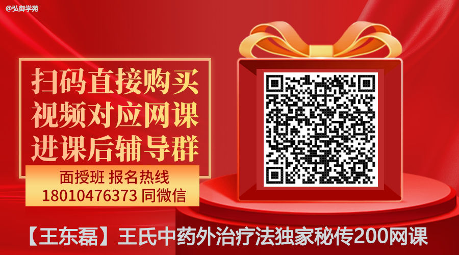 【王东磊】王氏中药外治疗法独家秘传线上网课-图片1