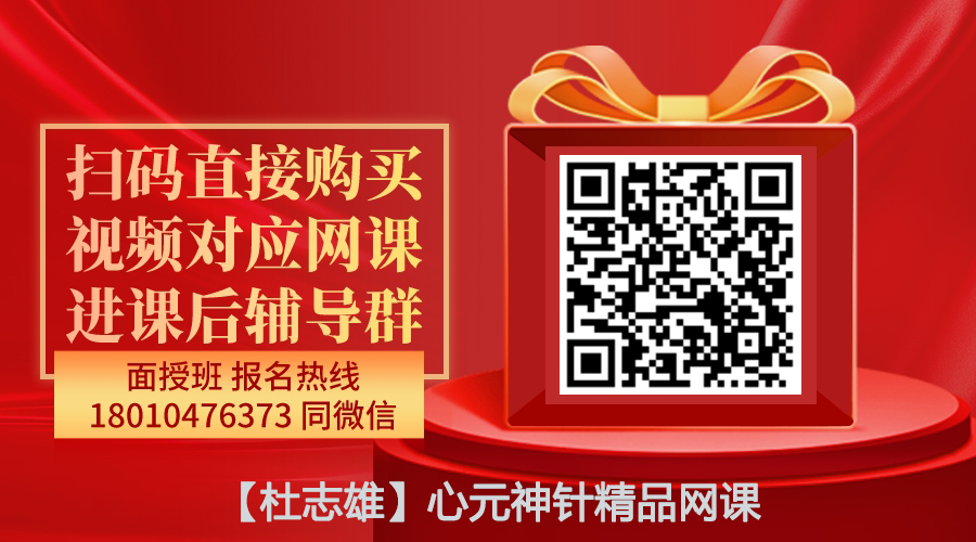 【杜志雄】心元神针精品线上网课