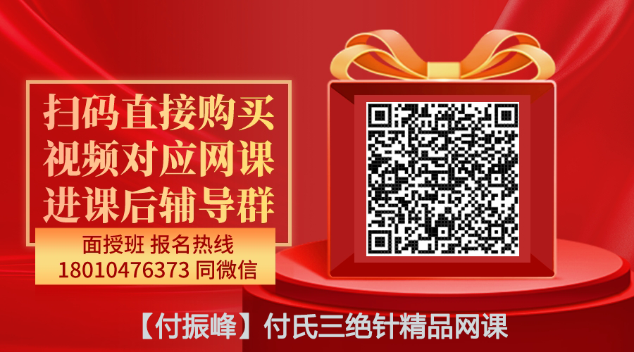 【付振峰】付氏三绝针精品网课