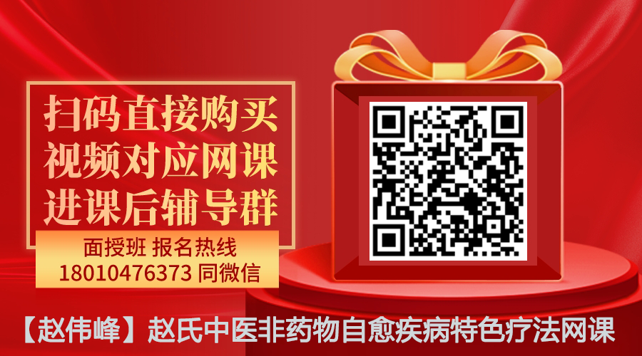【赵伟峰】赵氏中医非药物自愈疾病特色疗法线上网课
