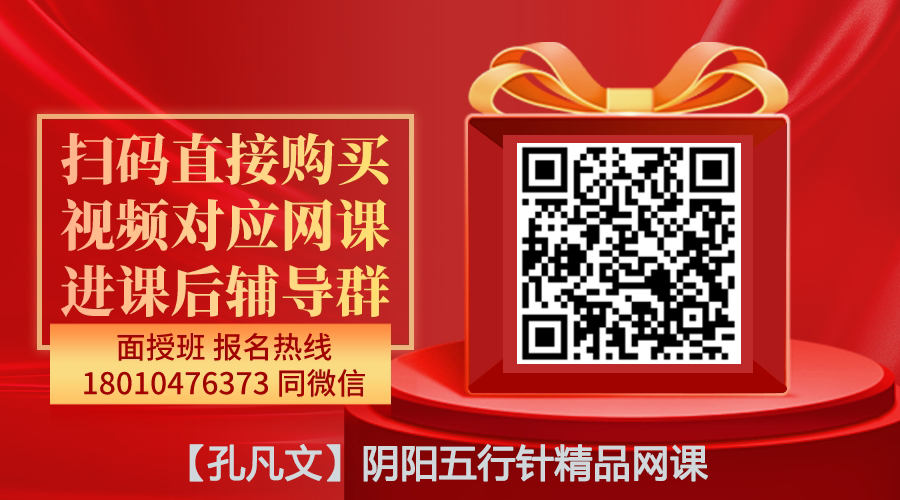 【孔凡文】阴阳五行针精品网课