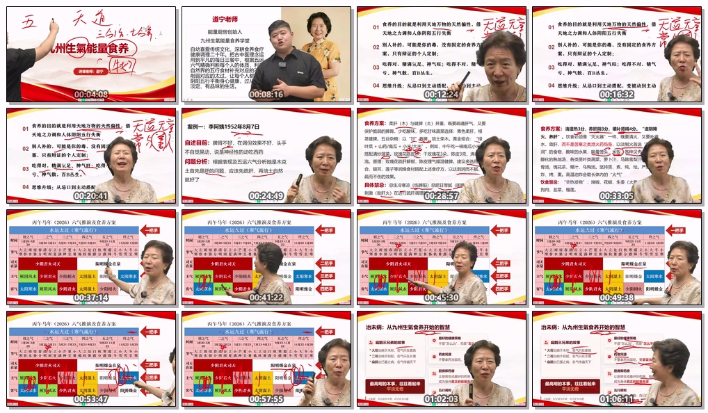 九州生气能量食养第二天第一段