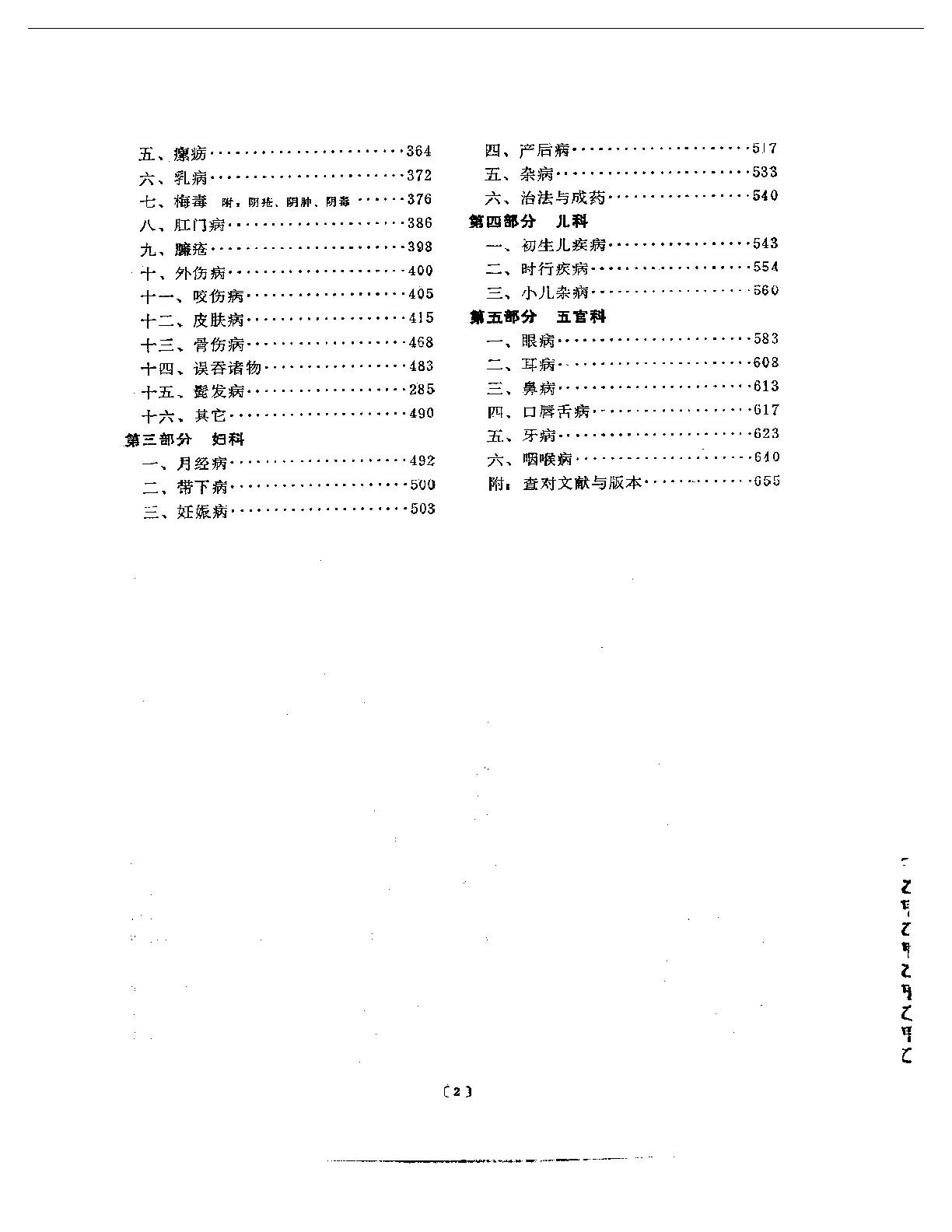 本草纲目附方分类选编（扫描版）