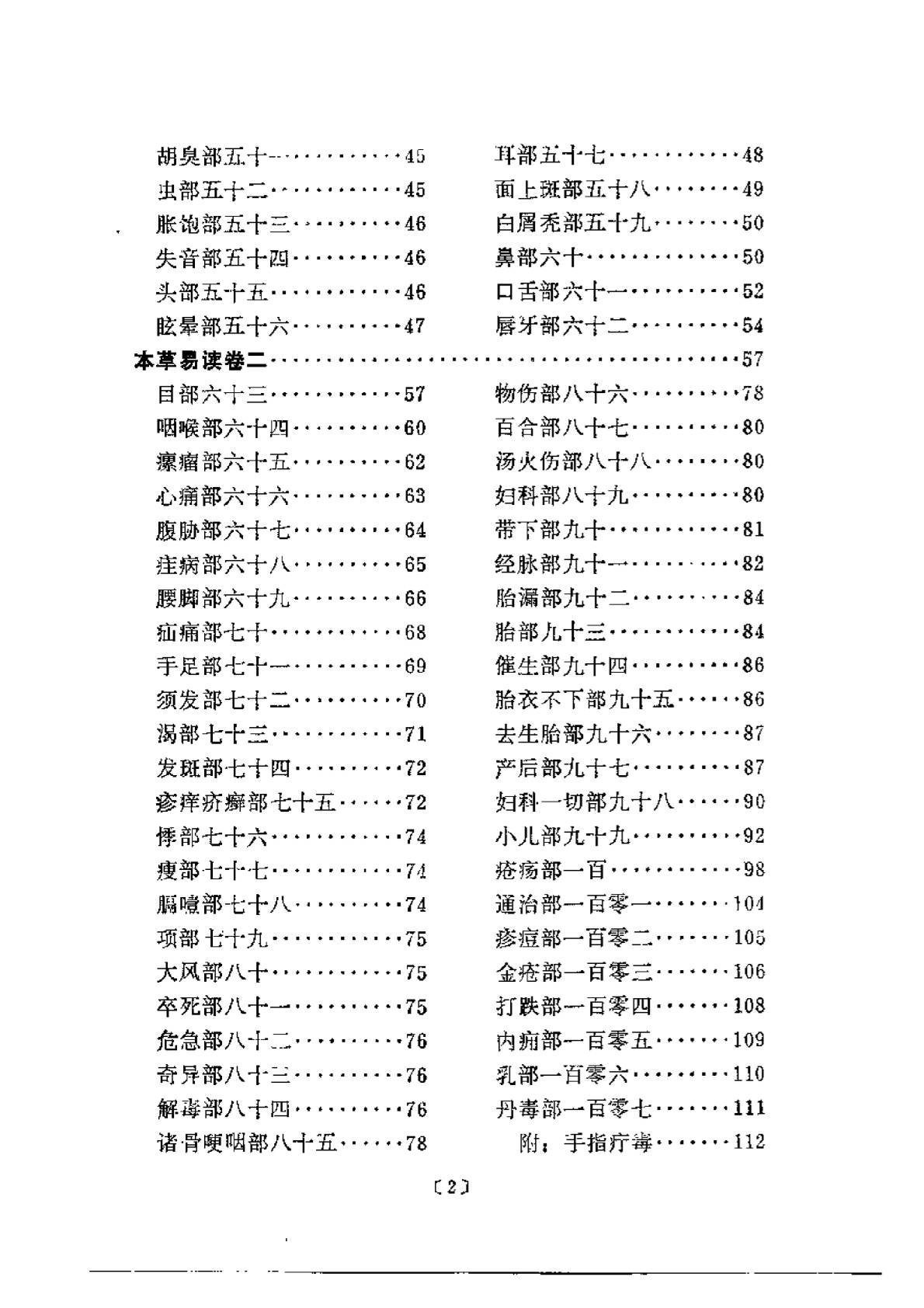 本草易讀(清·汪訒庵撰 呂廣振等點校 1987)