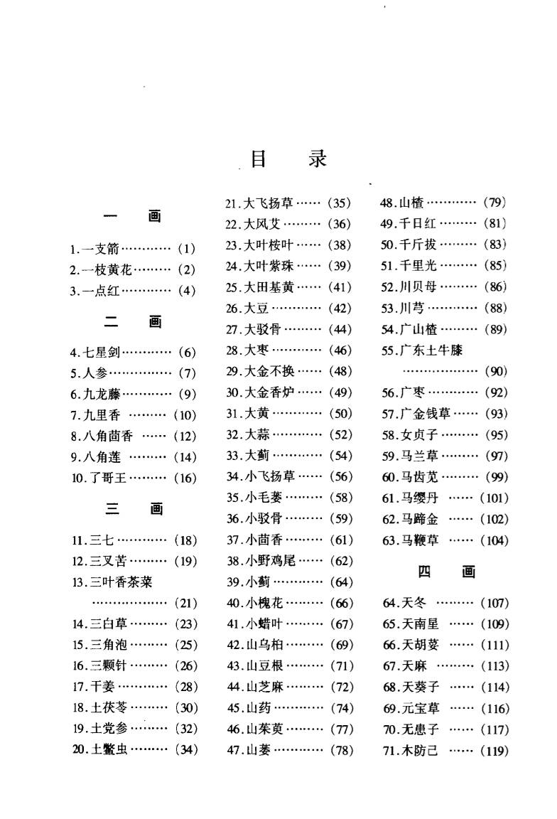常用中草药识别与应用