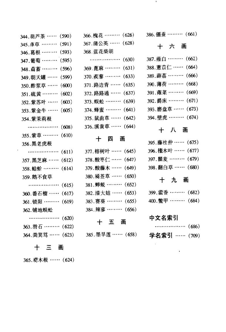 常用中草药识别与应用